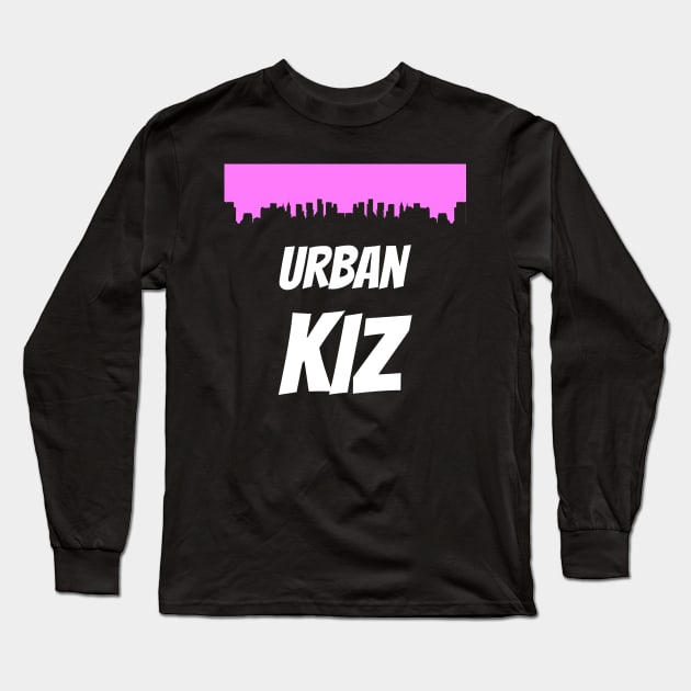 Urban Kiz Kizomba Skyline Tarraxinha dance school Long Sleeve T-Shirt by Primo Style